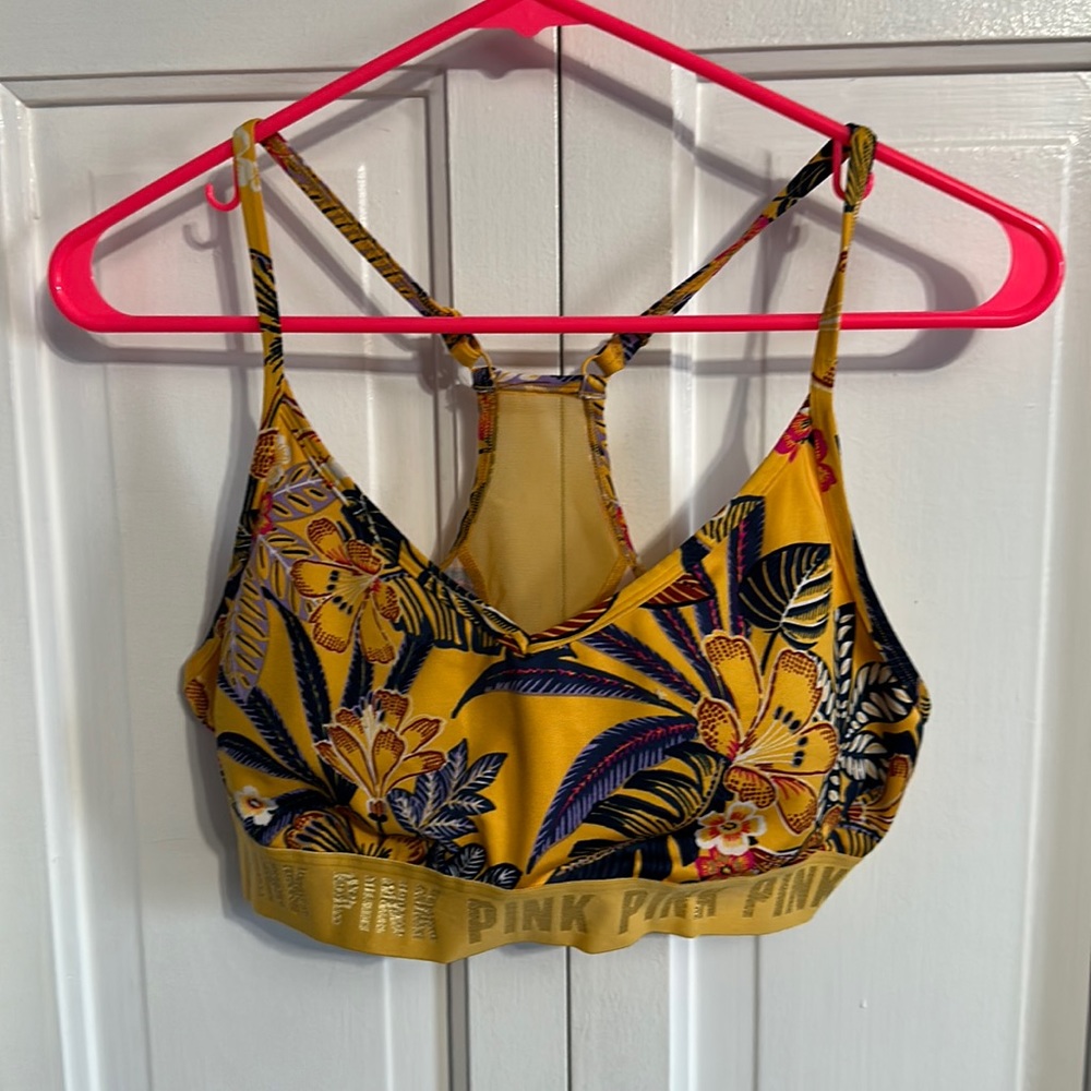 Pink Sports Bra M/L